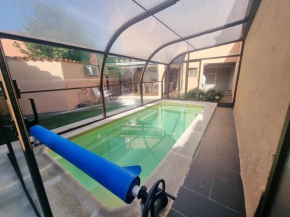 Charming villa in Pajares de la Lampreana with private pool